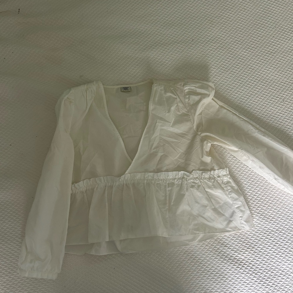 Aritzia Sunday Best Elegant White Women's Blouse